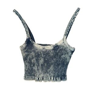 Washed Blue Zara Crop Tank🔹